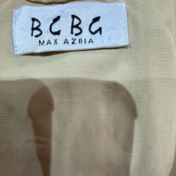 BCBGMaxAzria Light Tan Zip Up  Vest Size 6 - Picture 4 of 6